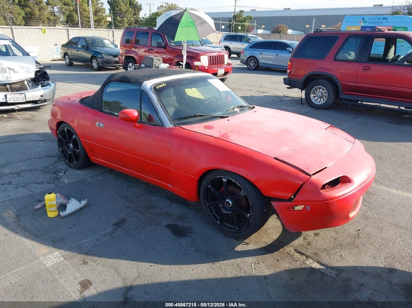 1990 Mazda Mx-5 miata VIN JM1NA3515L0135145 IAAI salvage auction — NORMAL WEAR, Salvage Title - Dealer (California), sold $650 on 2026-09-15 (photo 1)