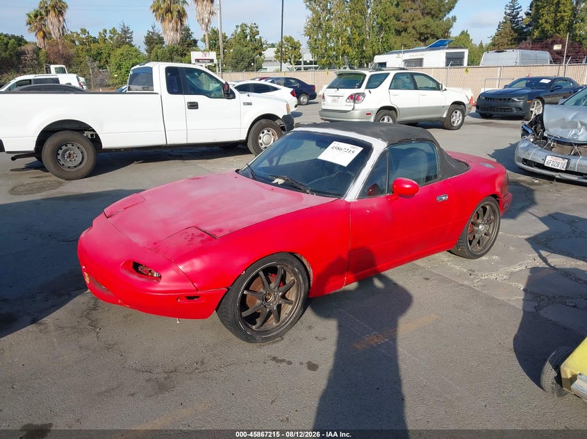 1990 Mazda Mx-5 miata VIN JM1NA3515L0135145 IAAI salvage auction — NORMAL WEAR, Salvage Title - Dealer (California), sold $650 on 2026-09-15 (photo 2)