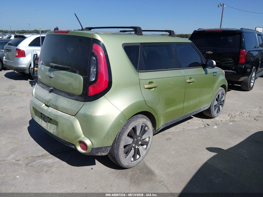 2014 Kia Soul VIN KNDJX3A55E7714670 IAAI salvage auction — NORMAL WEAR, Wait Title, sold $575 on 2026-08-31 (photo 4)