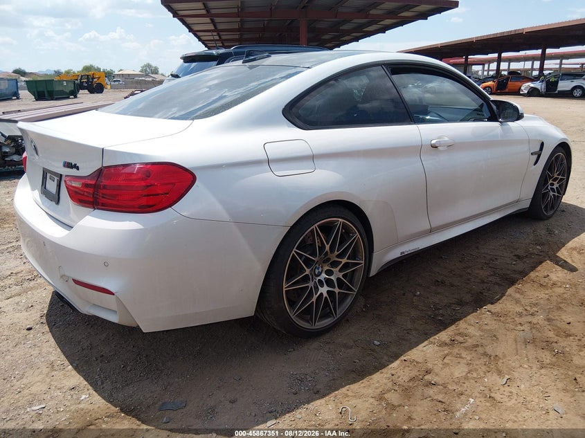 2017 BMW M4 VIN WBS3R9C53HK709853 IAAI salvage auction — NORMAL WEAR, Salvage Title, sold $25,250 on 2026-08-25 (photo 4)