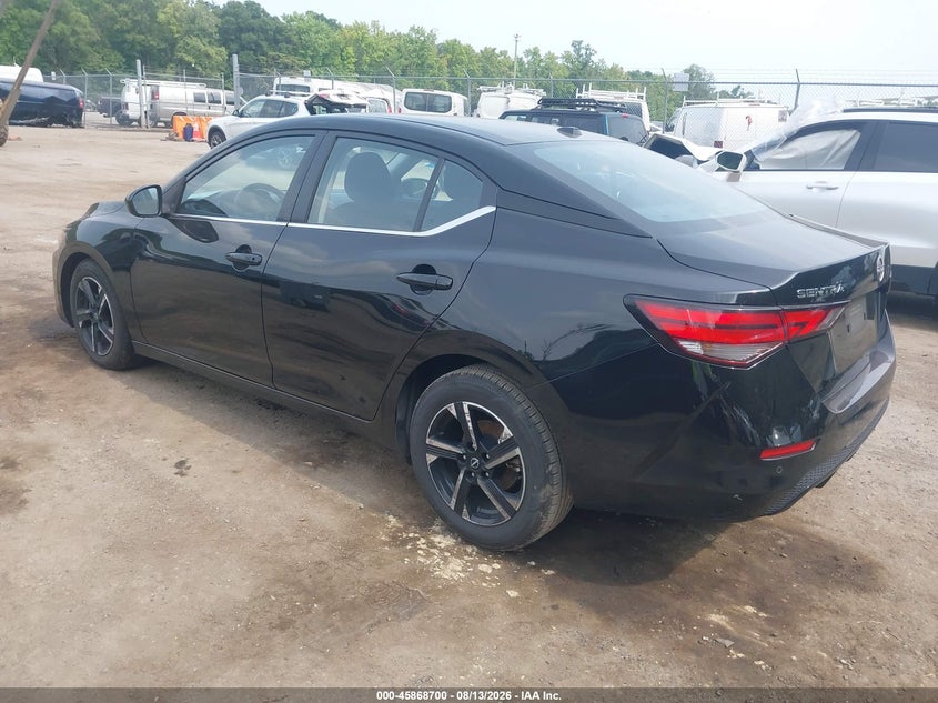 2025 Nissan Sentra VIN 3N1AB8CV0SY291700 IAAI salvage auction — RIGHT FRONT, Enterprise Vehicles Clear Only (Michigan), sold $9,350 on 2026-08-19 (photo 3)