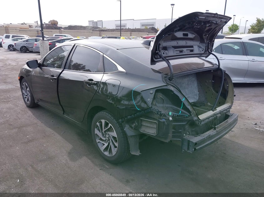 2017 Honda Civic VIN 2HGFC2F75HH561935 IAAI salvage auction — FRONT & REAR, Salvage Title, sold $4,550 on 2026-08-30 (photo 3)