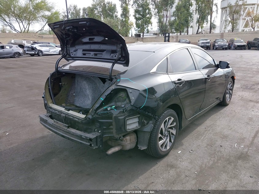 2017 Honda Civic VIN 2HGFC2F75HH561935 IAAI salvage auction — FRONT & REAR, Salvage Title, sold $4,550 on 2026-08-30 (photo 4)