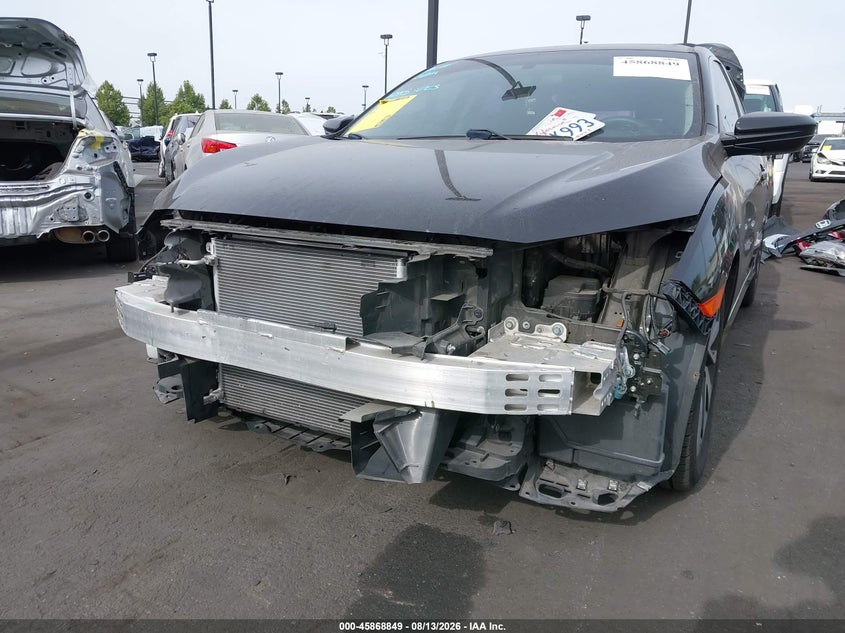 2017 Honda Civic VIN 2HGFC2F75HH561935 IAAI salvage auction — FRONT & REAR, Salvage Title, sold $4,550 on 2026-08-30 (photo 6)