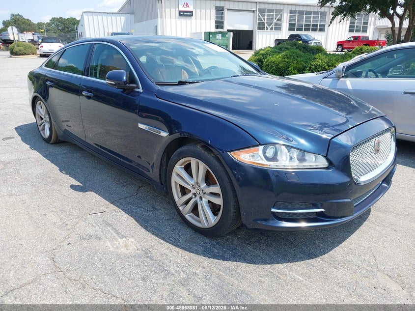 2011 Jaguar Xj VIN SAJWA2GB9BLV08416 IAAI salvage auction — REPOSSESSION, Repossession Paperwork (North Carolina), sold $1,400 on 2026-09-08 (photo 1)