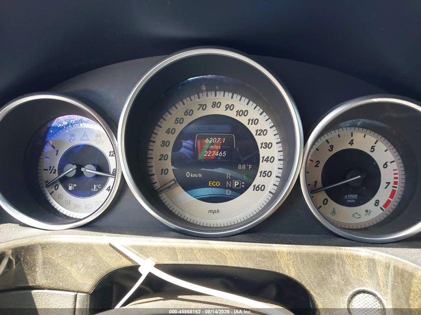 2014 Mercedes-benz E-klasse VIN WDDHF5KB1EA876192 IAAI salvage auction — RIGHT FRONT, Duplicate Paperwork (California), sold $200 on 2026-08-20 (photo 7)