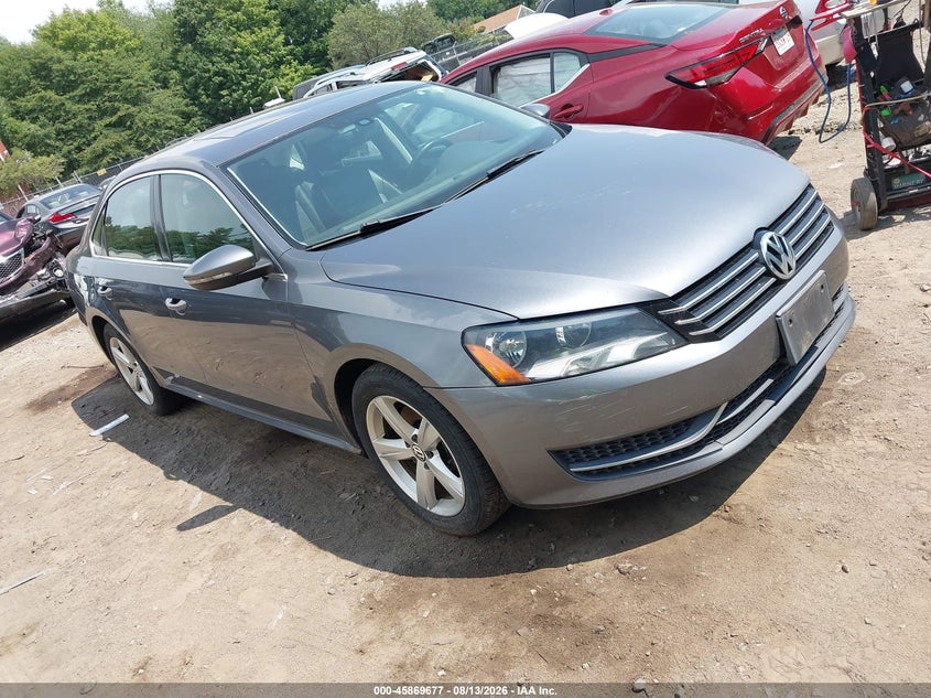 2012 Volkswagen Passat VIN 1VWBP7A36CC031775 IAAI salvage auction — NORMAL WEAR, Clear (Massachusetts), sold $725 on 2026-09-02 (photo 1)