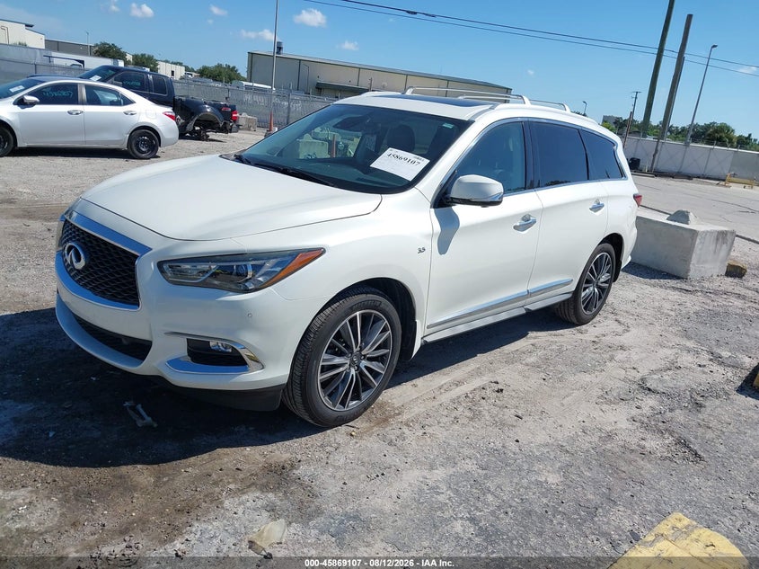 2020 Infiniti Qx60 VIN 5N1DL0MN4LC548743 IAAI salvage auction — NORMAL WEAR, Clear (Florida), sold $10,550 on 2026-08-18 (photo 2)