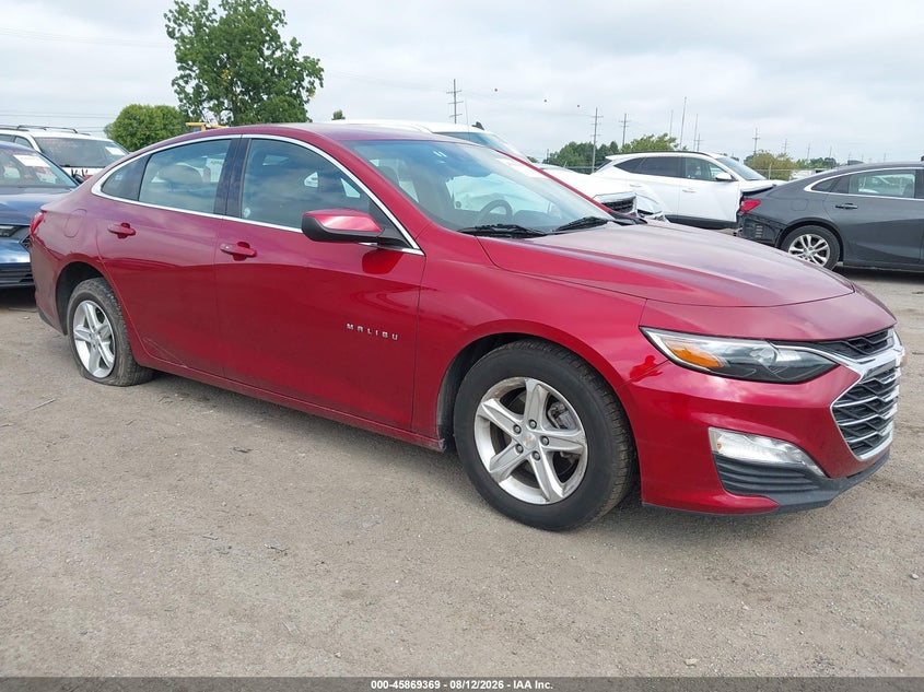 2024 Chevrolet Malibu VIN 1G1ZD5ST0RF140584 IAAI salvage auction — LEFT REAR, Salvage Title, sold $8,500 on 2026-08-20 (photo 1)
