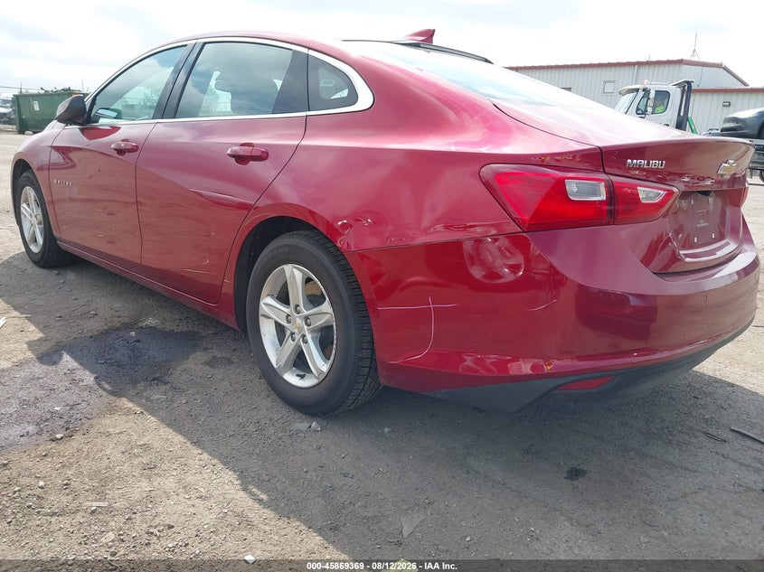 2024 Chevrolet Malibu VIN 1G1ZD5ST0RF140584 IAAI salvage auction — LEFT REAR, Salvage Title, sold $8,500 on 2026-08-20 (photo 6)