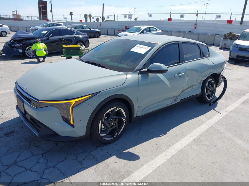 2026 Kia K4 VIN 3KPFU4DE1TE343553 IAAI salvage auction — LEFT SIDE, Wait Title, sold $7,625 on 2026-09-23 (photo 2)