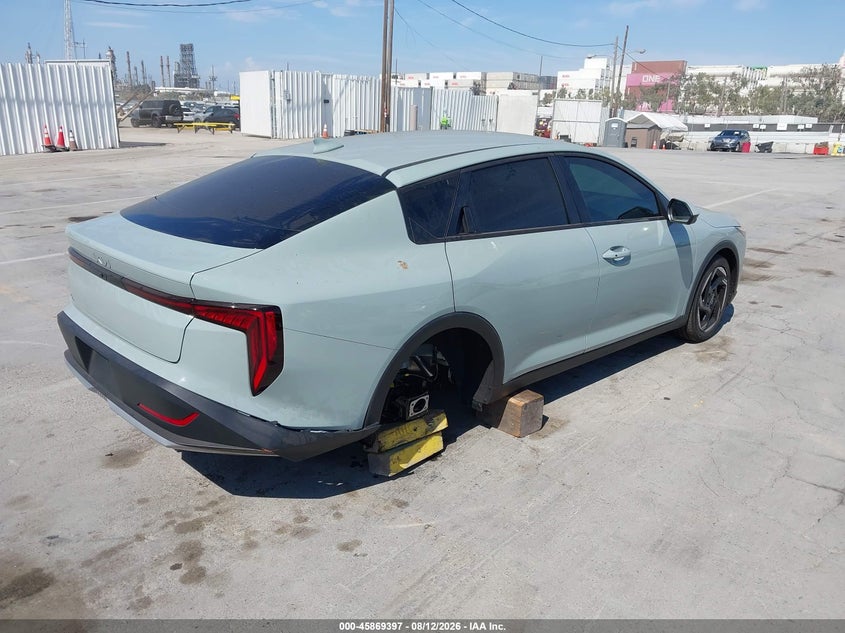 2026 Kia K4 VIN 3KPFU4DE1TE343553 IAAI salvage auction — LEFT SIDE, Wait Title, sold $7,625 on 2026-09-23 (photo 4)