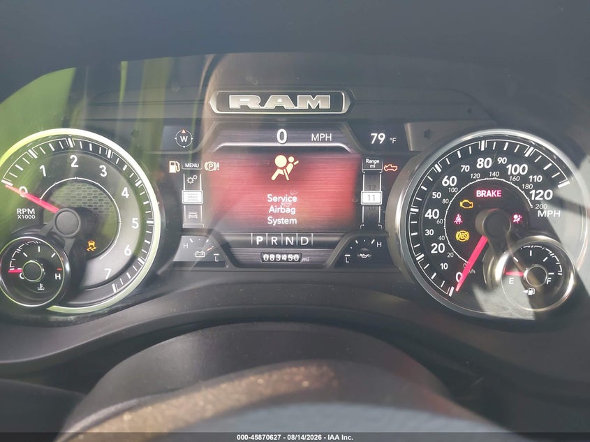 2023 Ram 1500 VIN 1C6SRFMT9PN557497 IAAI salvage auction — SIDE, Wait Title, sold $9,700 on 2026-08-29 (photo 7)