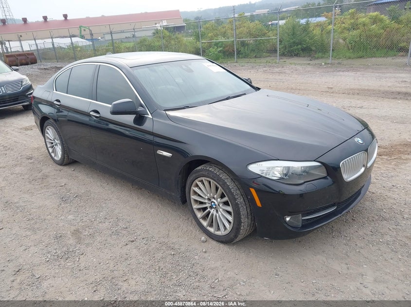 2013 BMW 5er VIN WBAFU7C55DDU72768 IAAI salvage auction — LEFT REAR, Wait Title, sold $2,850 on 2026-09-01 (photo 1)