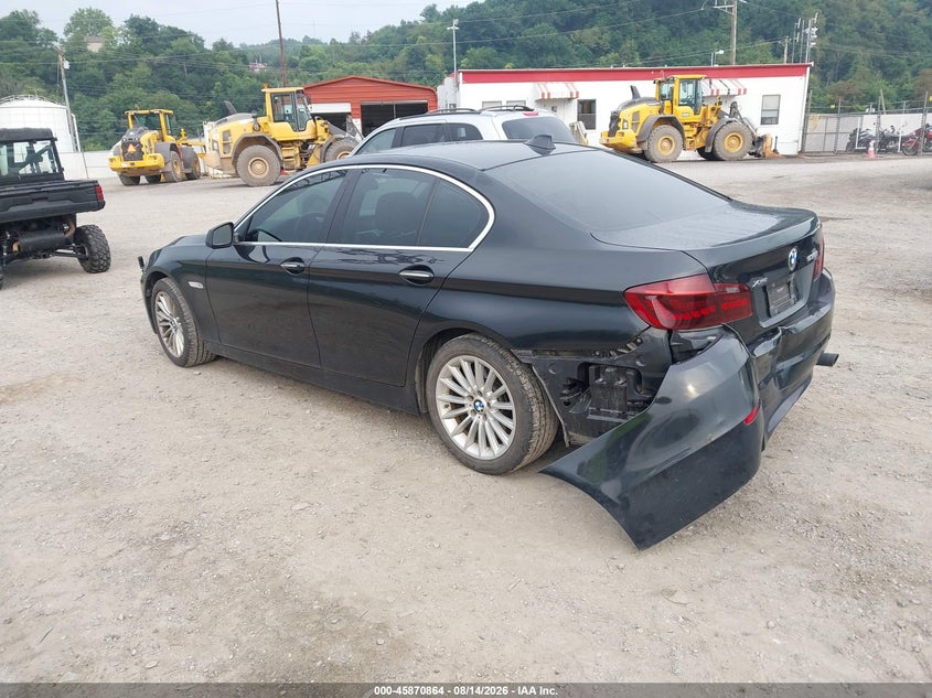 2013 BMW 5er VIN WBAFU7C55DDU72768 IAAI salvage auction — LEFT REAR, Wait Title, sold $2,850 on 2026-09-01 (photo 3)