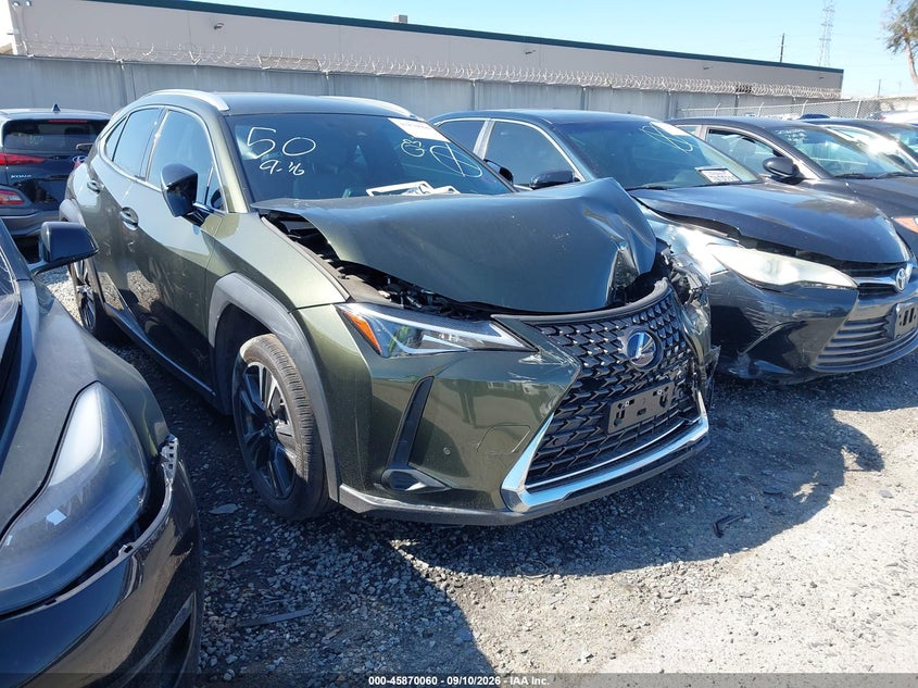 2022 Lexus Ux VIN JTHX9JBH0N2055622 IAAI salvage auction — FRONT END, Wait Title, sold $4,500 on 2026-09-16 (photo 1)
