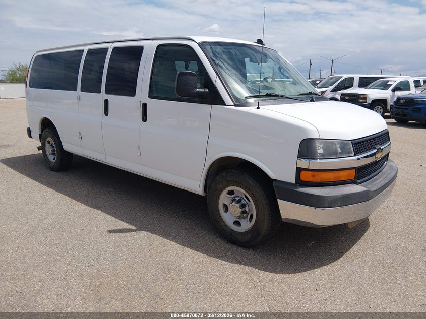 2016 Chevrolet Express 3500 VIN 1GAZGPFF9G1252060 IAAI salvage auction — NORMAL WEAR, Sf97 (Arizona), sold $19,600 on 2026-09-10 (photo 1)