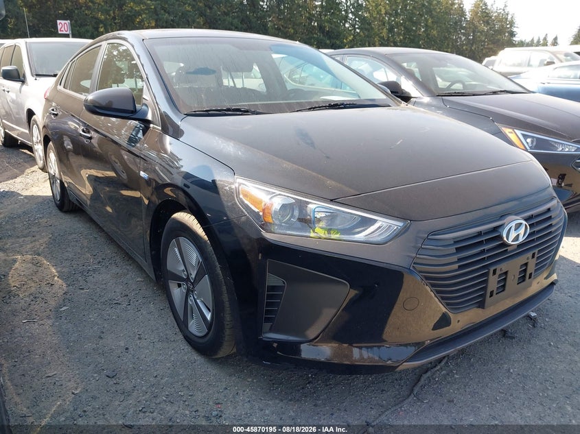 2018 Hyundai Ioniq hybrid VIN KMHC65LC3JU100534 — IAAI salvage auction photo