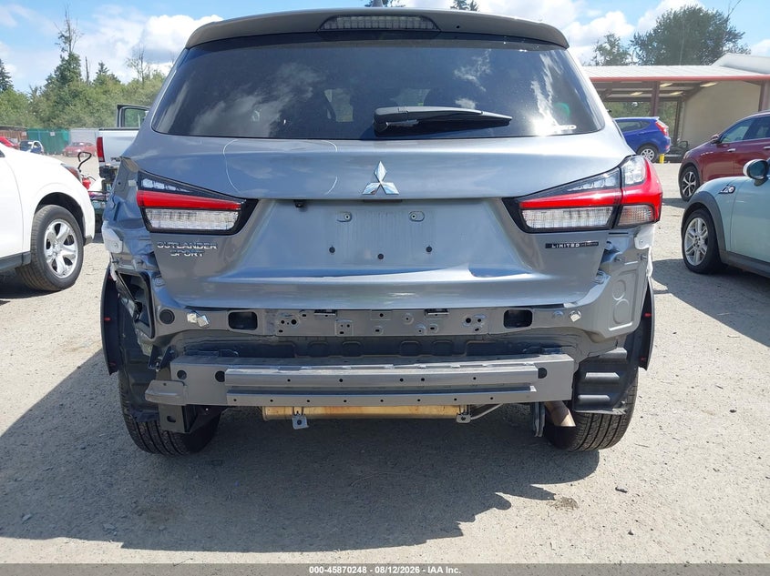 2026 Mitsubishi Outlander VIN JA4ARUAU1TU011647 IAAI salvage auction — REAR END, Salvage Title, sold $12,100 on 2026-08-19 (photo 6)