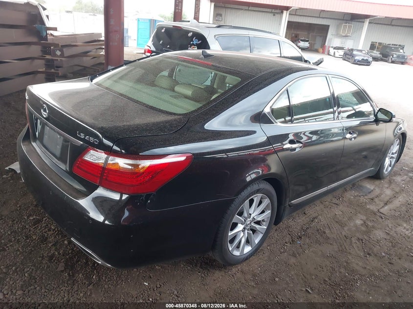 2010 Lexus Ls 460 VIN JTHBL5EFXA5094904 IAAI salvage auction — FRONT END, Salvage (Arizona), sold $825 on 2026-10-06 (photo 4)