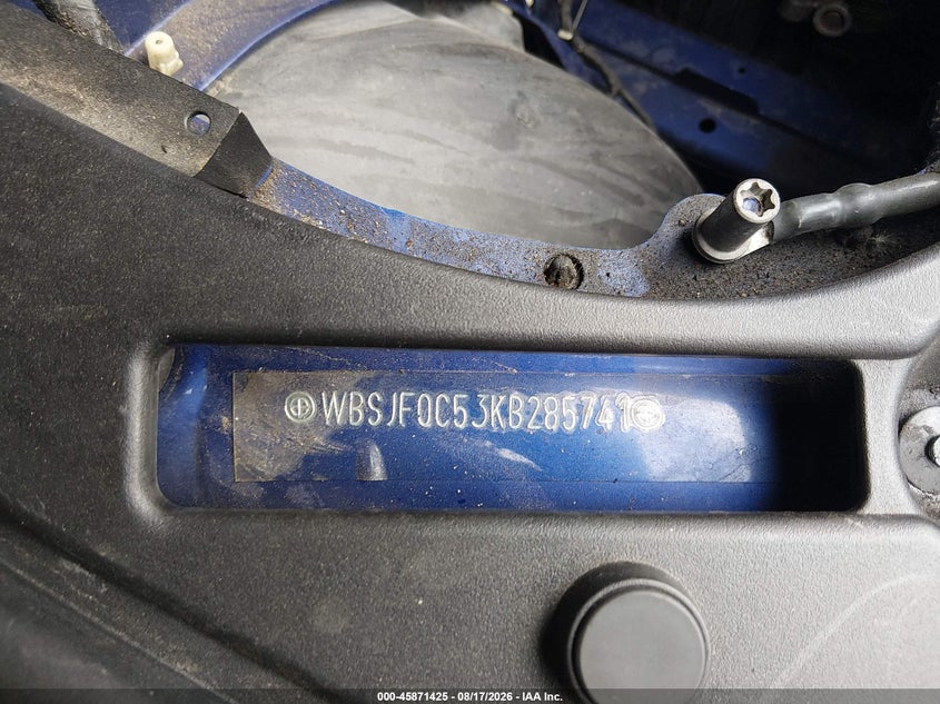 2019 BMW M5 VIN WBSJF0C53KB285741 IAAI salvage auction — SIDE, Salvage (Connecticut), sold $27,350 on 2026-09-03 (photo 9)