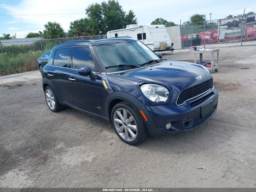 2012 Mini Cooper VIN WMWZC5C55CWL63458 IAAI salvage auction — ENGINE DAMAGE, Clear (Florida), sold $225 on 2026-08-19 (photo 1)