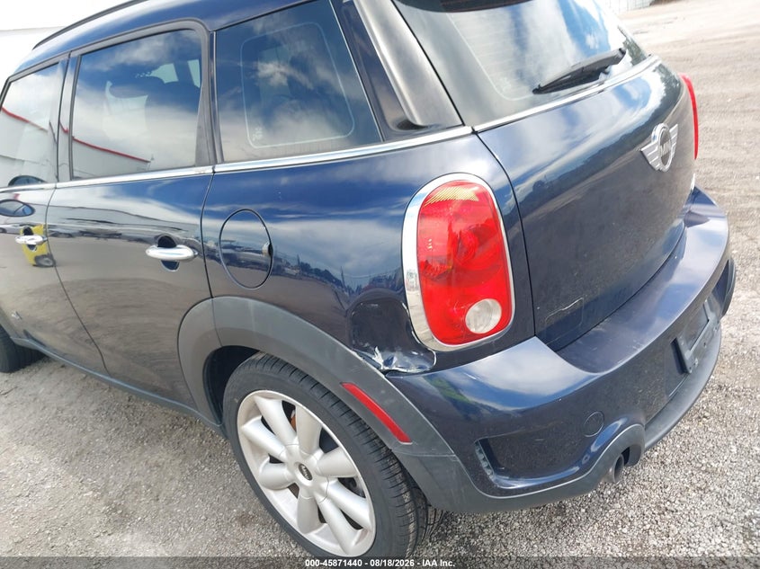 2012 Mini Cooper VIN WMWZC5C55CWL63458 IAAI salvage auction — ENGINE DAMAGE, Clear (Florida), sold $225 on 2026-08-19 (photo 6)