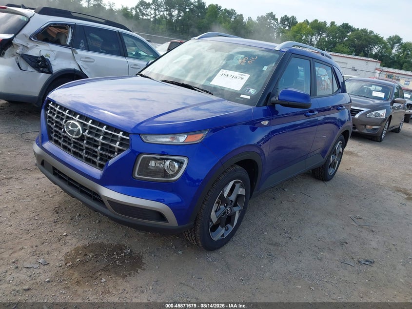 2025 Hyundai Venue VIN KMHRC8A32SU409890 IAAI salvage auction — ENGINE DAMAGE, Enterprise Vehicles Clear Only (Pennsylvania), sold $8,000 on 2026-08-19 (photo 2)