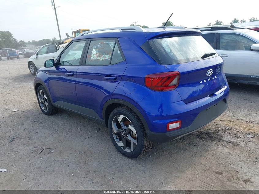 2025 Hyundai Venue VIN KMHRC8A32SU409890 IAAI salvage auction — ENGINE DAMAGE, Enterprise Vehicles Clear Only (Pennsylvania), sold $8,000 on 2026-08-19 (photo 3)