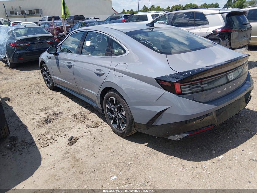 2025 Hyundai Sonata VIN KMHL64JA2SA472896 IAAI salvage auction — REAR END, Salvage Title, sold $16,200 on 2026-08-20 (photo 3)