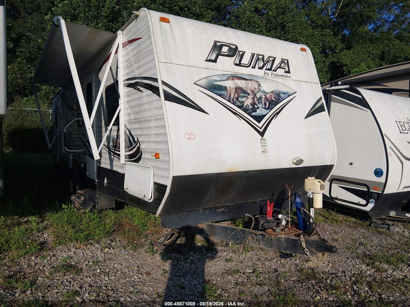2014 Puma VIN 4X4TPUD22EP048605 IAAI salvage auction — WATER/FLOOD, Salvage (West Virginia), sold $2,850 on 2026-09-24 (photo 1)