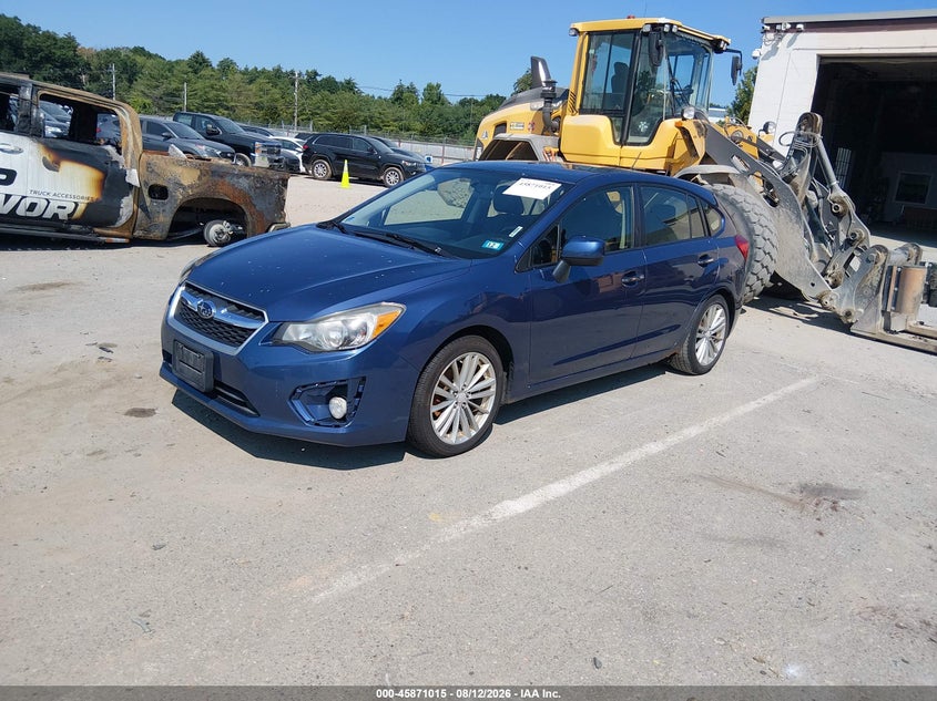 2013 Subaru Impreza VIN JF1GPAG65D2877559 IAAI salvage auction — NORMAL WEAR, Original (New Hampshire), sold $775 on 2026-08-26 (photo 2)