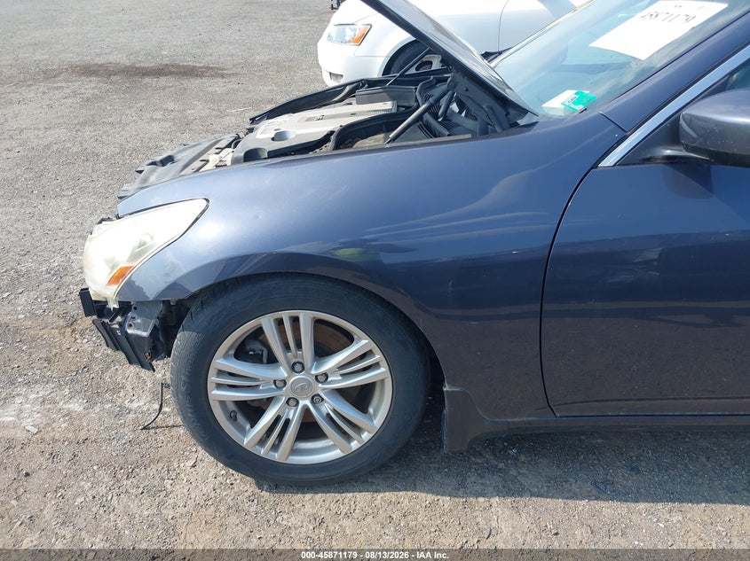 2011 Infiniti G VIN JN1DV6AR2BM650708 IAAI salvage auction — RIGHT FRONT, Clear (Virginia), sold $275 on 2026-08-26 (photo 6)