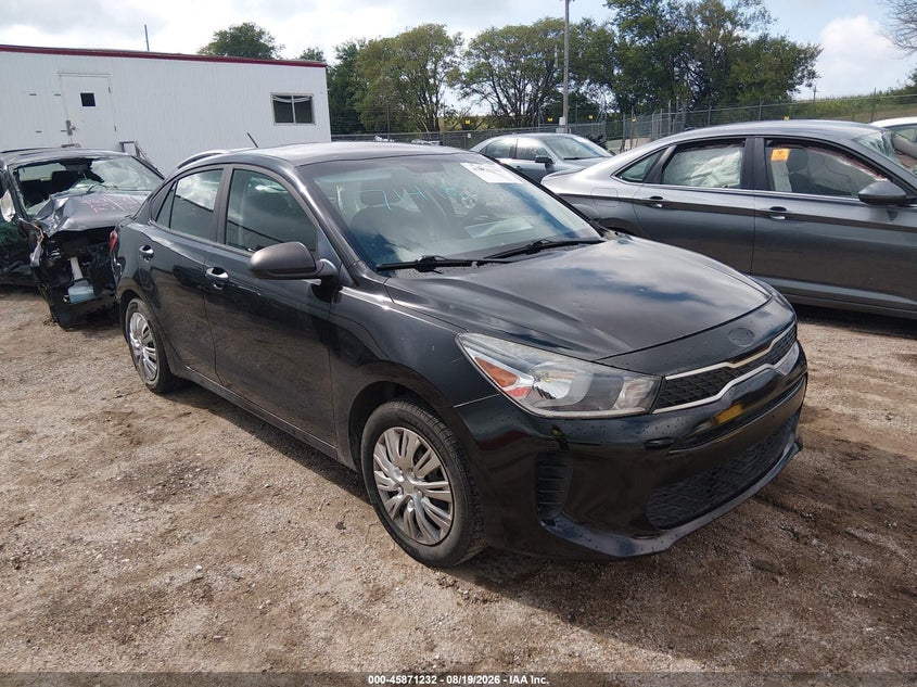2018 Kia Rio VIN 3KPA24AB9JE080218 IAAI salvage auction — LEFT SIDE, Certificate Of Title (Nebraska), sold $1,500 on 2026-09-11 (photo 1)