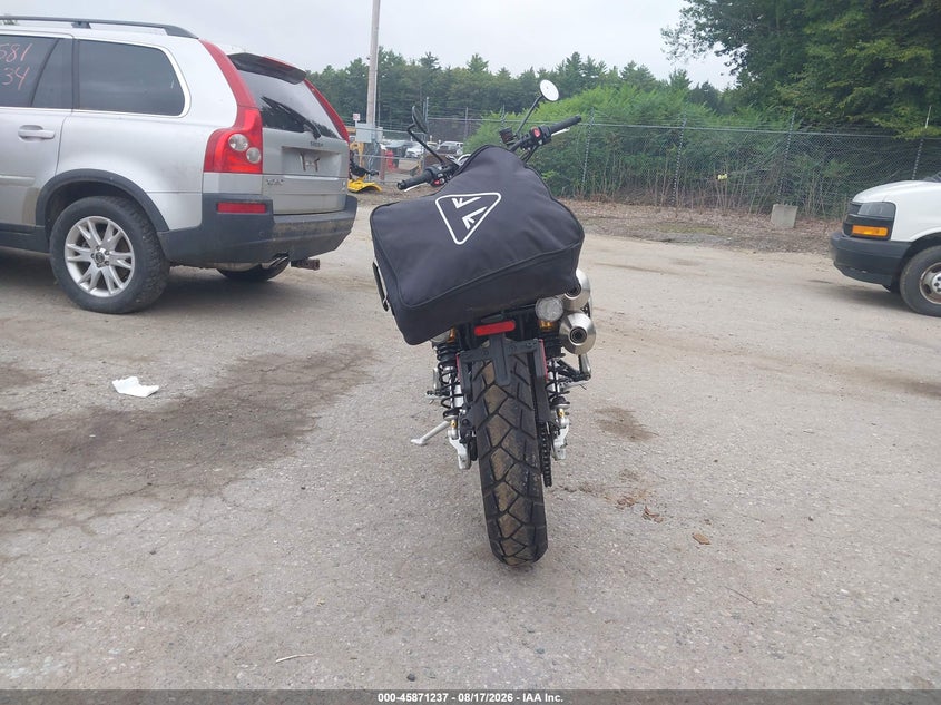 2023 Triumph motorcycle Scrambler VIN SMTD45HG2PTBH3211 IAAI salvage auction — FRONT END, Salvage (Maine), sold $3,250 on 2026-09-30 (photo 6)