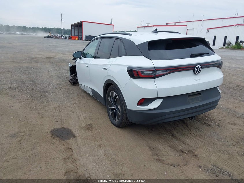 2021 Volkswagen Id.4 VIN WVGJNPE26MP062570 IAAI salvage auction — LEFT FRONT, Salvage - 75% Or Less (Maryland), sold $9,300 on 2026-08-27 (photo 3)
