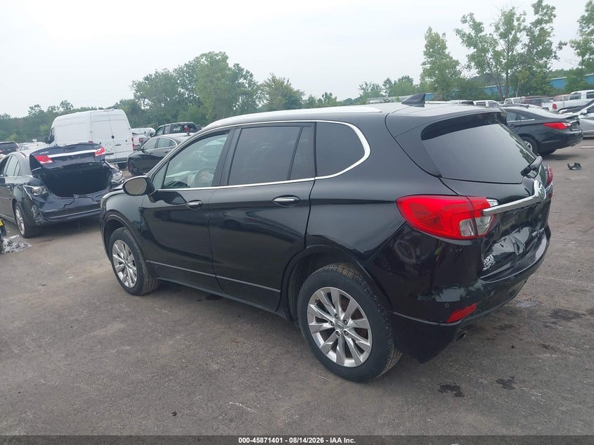 2017 Buick Envision VIN LRBFXDSAXHD085256 IAAI salvage auction — FRONT & REAR, Salvage Title, sold $1,150 on 2026-09-30 (photo 3)