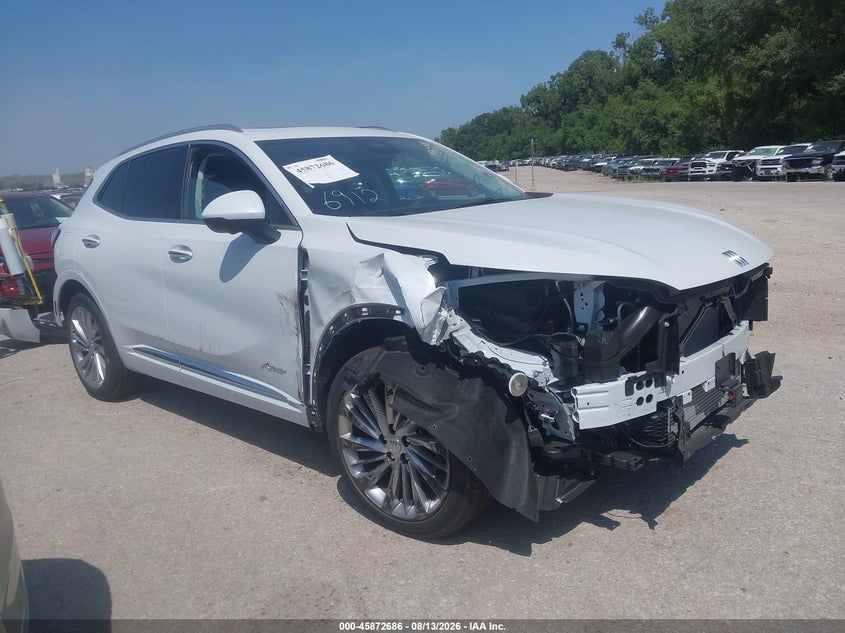 2026 Buick Envision VIN LRBFZSR49TD077916 IAAI salvage auction — FRONT & REAR, Clear (Florida), sold $16,350 on 2026-08-26 (photo 1)