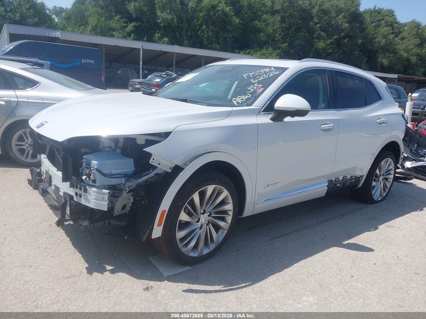 2026 Buick Envision VIN LRBFZSR49TD077916 IAAI salvage auction — FRONT & REAR, Clear (Florida), sold $16,350 on 2026-08-26 (photo 2)