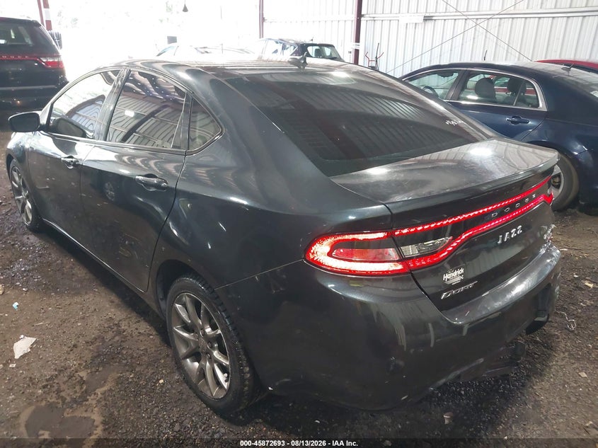 2014 Dodge Dart VIN 1C3CDFBB0ED721409 IAAI salvage auction — REAR END, Salvage Title, sold $550 on 2026-09-17 (photo 3)
