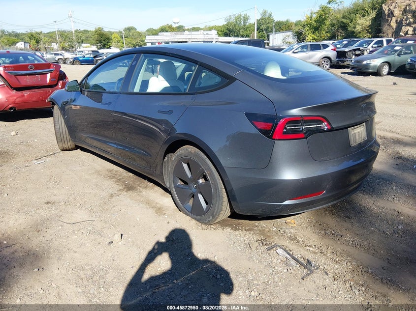 2022 Tesla Model 3 VIN 5YJ3E1EB6NF271216 IAAI salvage auction — FRONT END, Salvage Title, sold $10,700 on 2026-10-07 (photo 3)