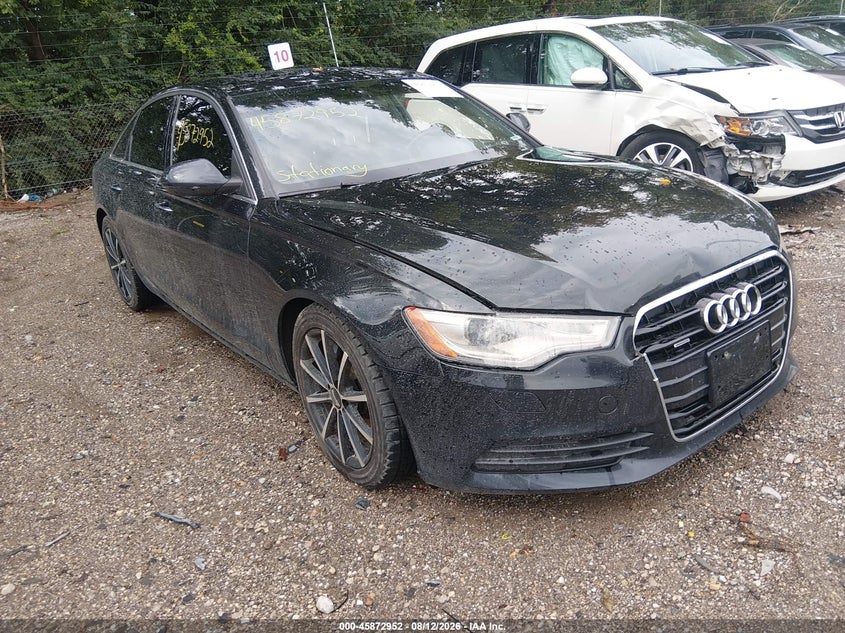 2015 Audi A6 VIN WAUGFAFC1FN011716 IAAI salvage auction — NORMAL WEAR, Salvage Title, sold $2,100 on 2026-09-03 (photo 1)