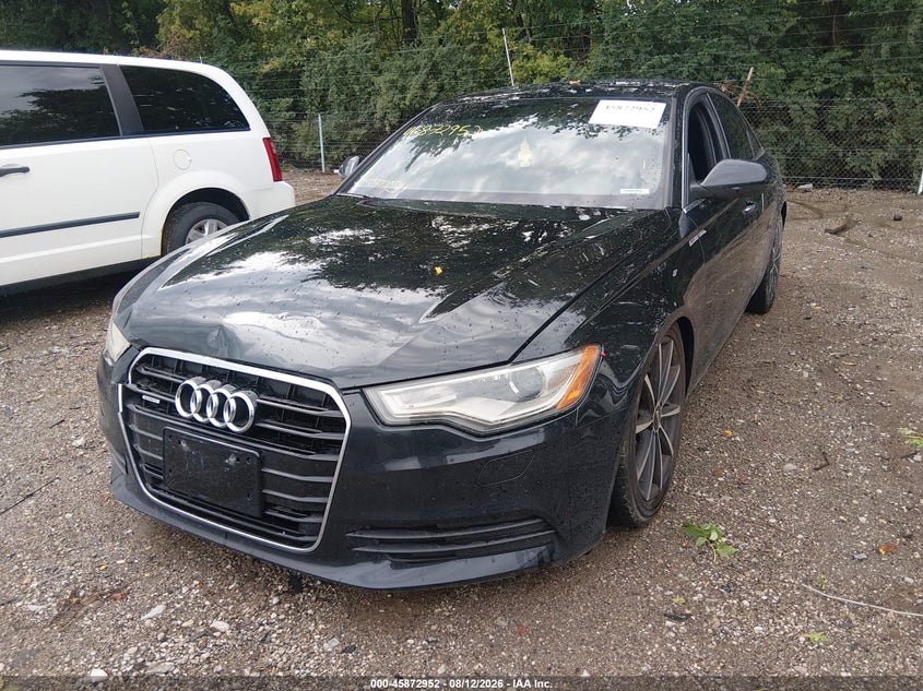 2015 Audi A6 VIN WAUGFAFC1FN011716 IAAI salvage auction — NORMAL WEAR, Salvage Title, sold $2,100 on 2026-09-03 (photo 2)