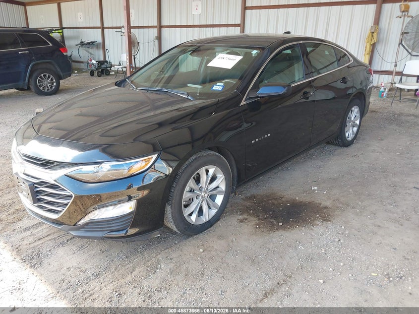 2025 Chevrolet Malibu VIN 1G1ZD5ST4SF128265 IAAI salvage auction — RIGHT FRONT, Salvage Title, sold $12,750 on 2026-08-19 (photo 2)