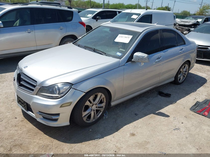 2013 Mercedes-benz C class VIN WDDGF8ABXDA755447 IAAI salvage auction — NORMAL WEAR, Original (Texas), sold $975 on 2026-08-17 (photo 2)