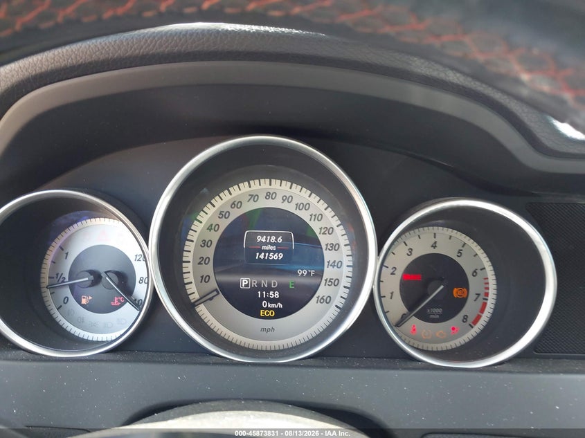 2013 Mercedes-benz C class VIN WDDGF8ABXDA755447 IAAI salvage auction — NORMAL WEAR, Original (Texas), sold $975 on 2026-08-17 (photo 7)