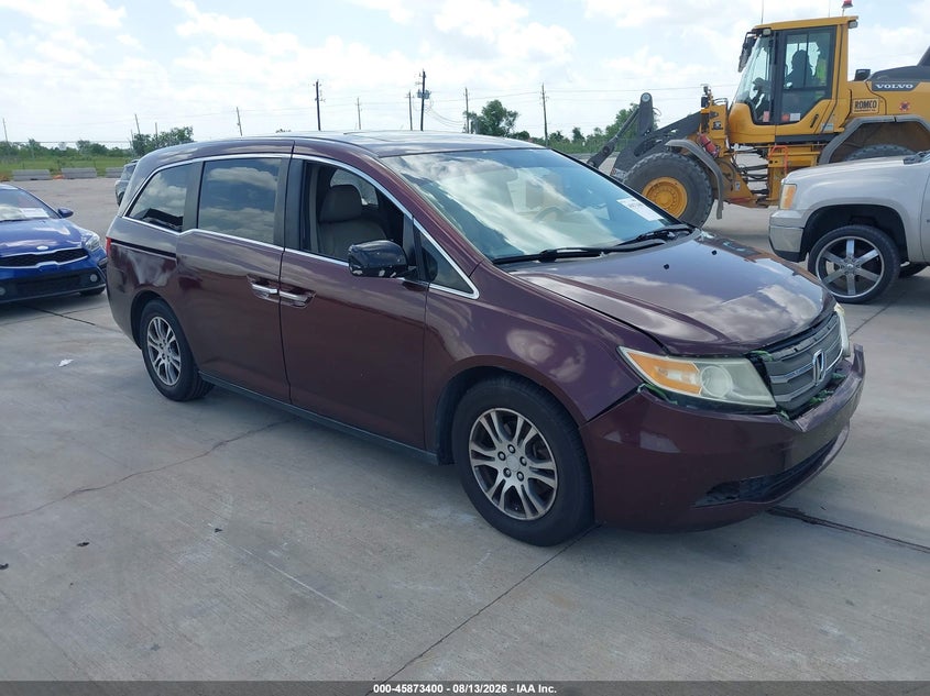 2012 Honda Odyssey VIN 5FNRL5H67CB033099 IAAI salvage auction — Front End, Clear, sold $1,725 on 2026-09-25 (photo 1)