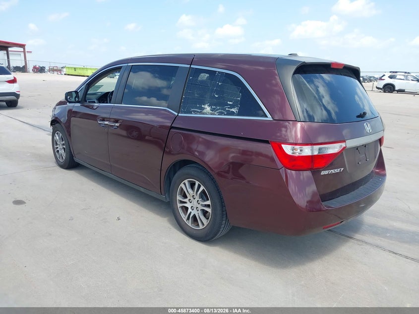 2012 Honda Odyssey VIN 5FNRL5H67CB033099 IAAI salvage auction — Front End, Clear, sold $1,725 on 2026-09-25 (photo 3)