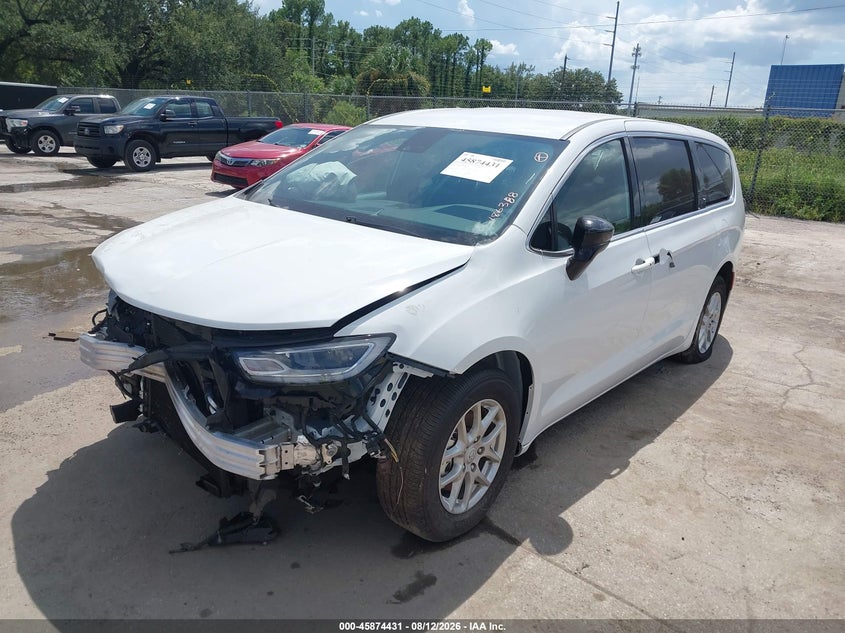 2026 Chrysler Pacifica VIN 2C4RC1BG2TR186388 IAAI salvage auction — FRONT END, Salvage Title, sold $14,500 on 2026-08-29 (photo 2)