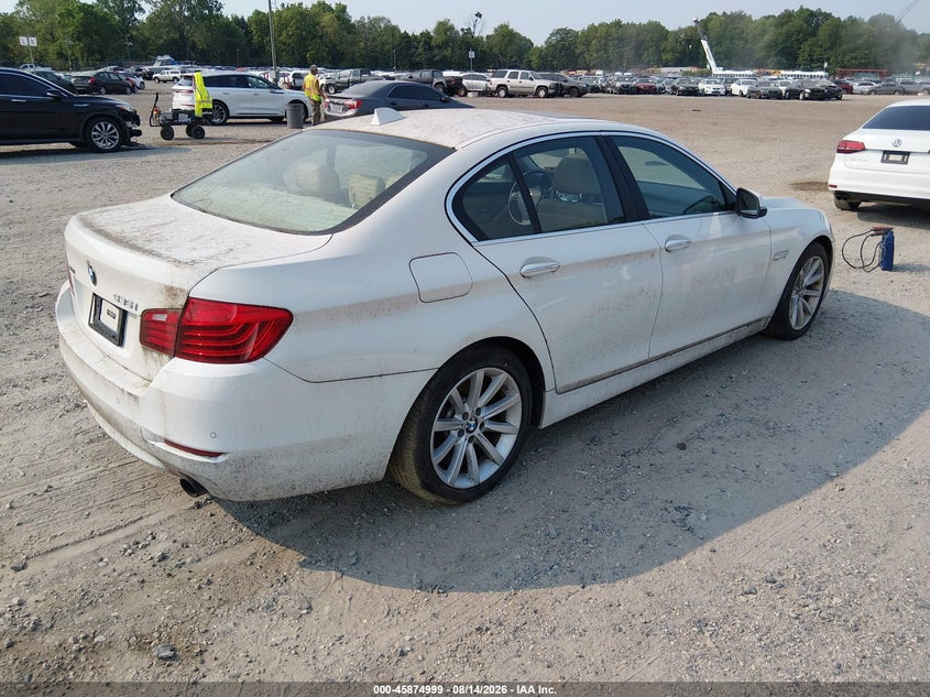 2014 BMW 5 series VIN WBA5B3C58ED533087 IAAI salvage auction — NORMAL WEAR, Clear (New Jersey), sold $600 on 2026-08-18 (photo 4)
